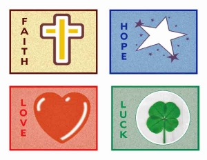 four leaf clover get well card