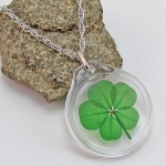 Five Leaf Clover Charm Necklace